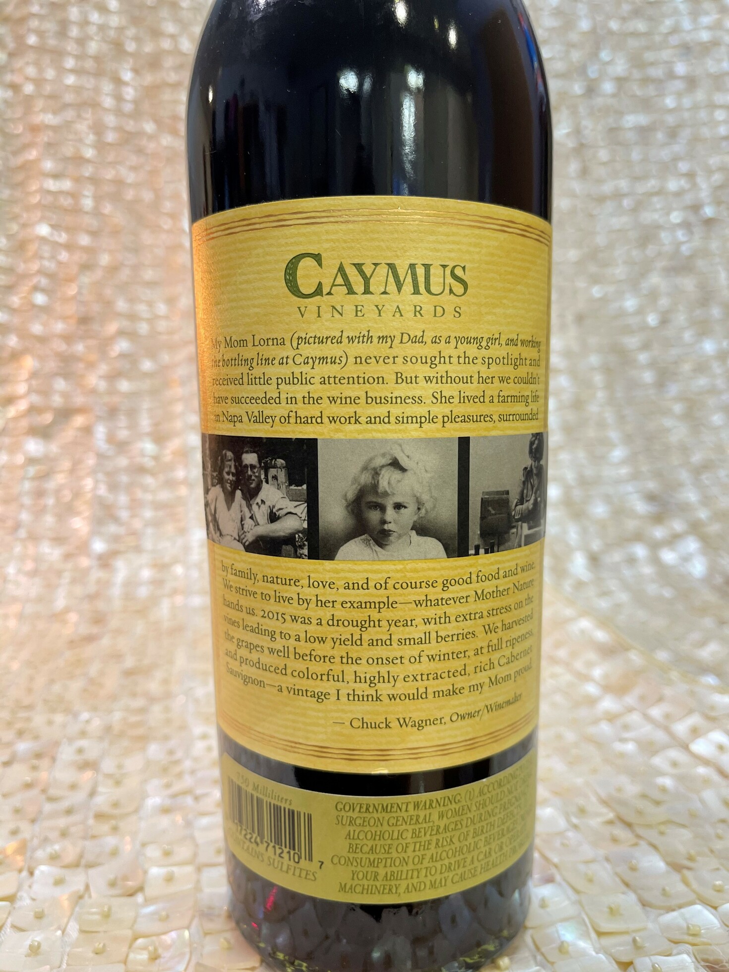 Caymus 2024 wine 2015